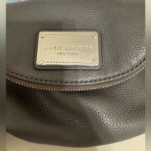 Marc Jacobs Gray Leather Crossbody